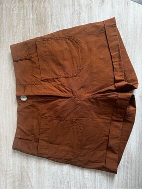 Anthropologie Maeve Rust Brown Shorts